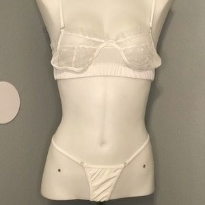 White Lingerie set, lace top